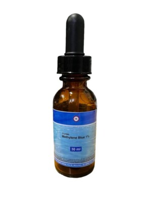 Methylene Blue 1% solution 30mL USP grade for Brain Function & Cognitive Health