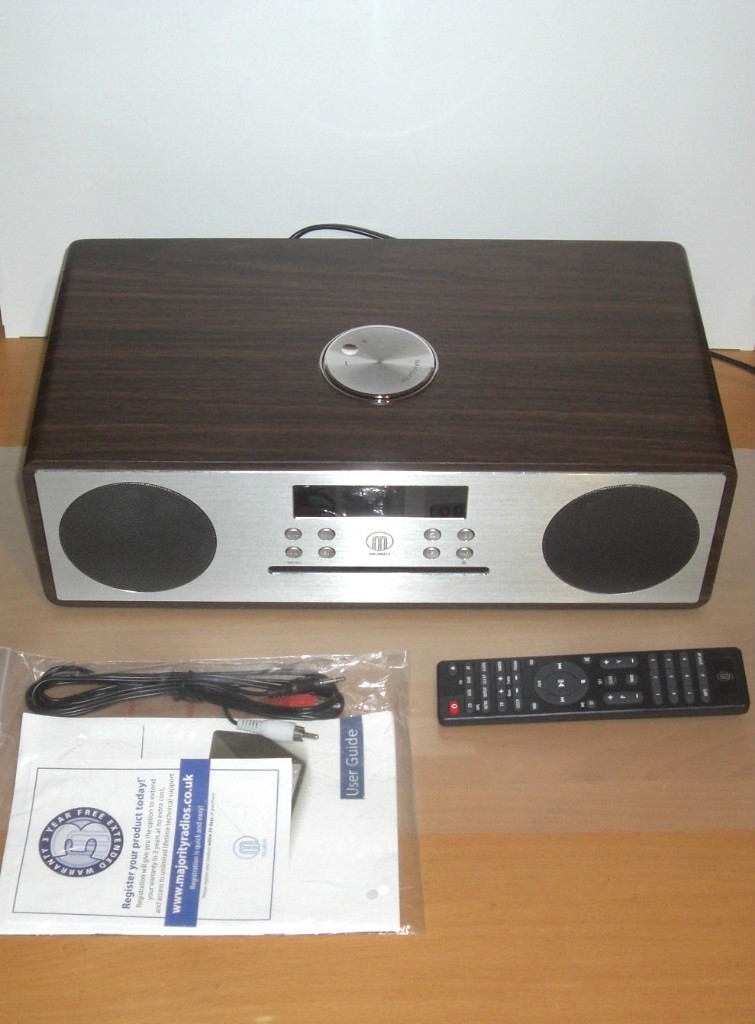 Majority Oakington Bluetooth HiFi Music System DAB FM Radio CD Player