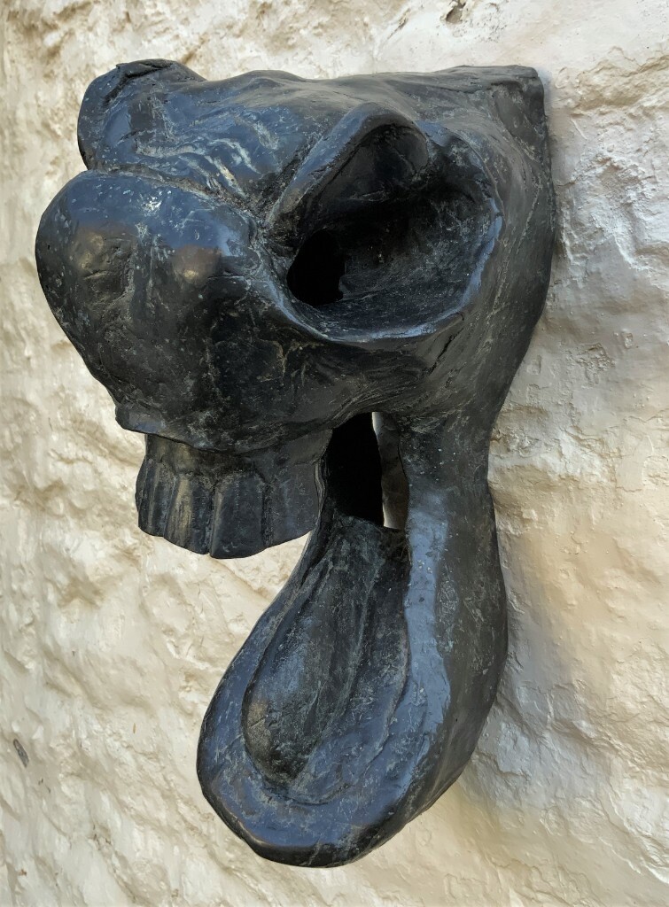 A Stunning Large Contemporary Bronze Horse Figurehead Sculpture By Adam