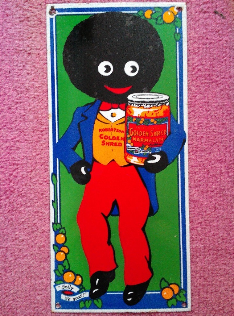 Vintage Robertsons Golden Shred Golliwog sign in Bournemouth, Dorset Gumtree