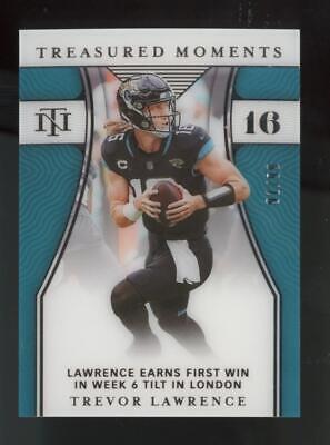 2022 National Treasures Treasured Moments Trevor Lawrence 91/99 RC Rookie