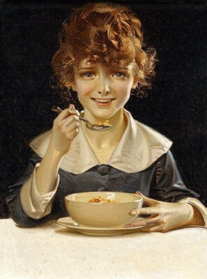 Kellogg's Corn Flakes   :  J C Leyendecker  :  1917  :  Archival Quality Print