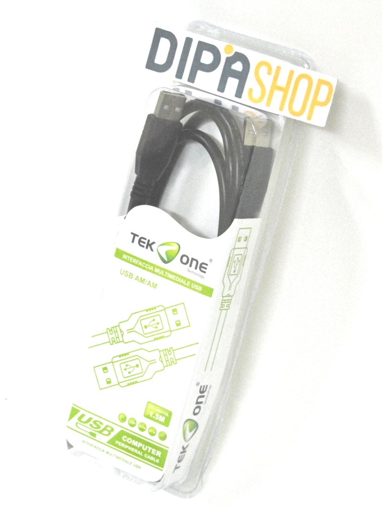 Cavo USB - USB TeKone TO-US213L Cavetto Adattatore M/M Lunghezza 1,5m hsb