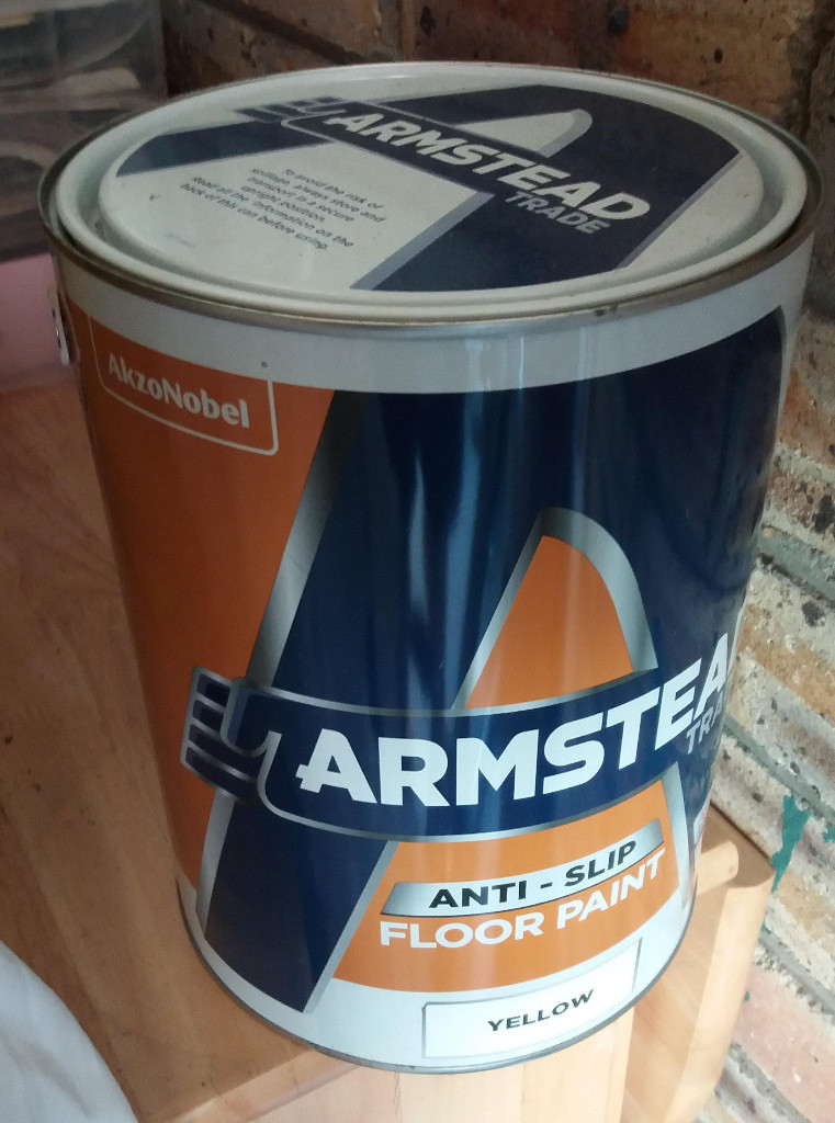 Armstead Antislip Floor Paint (yellow) in Consett