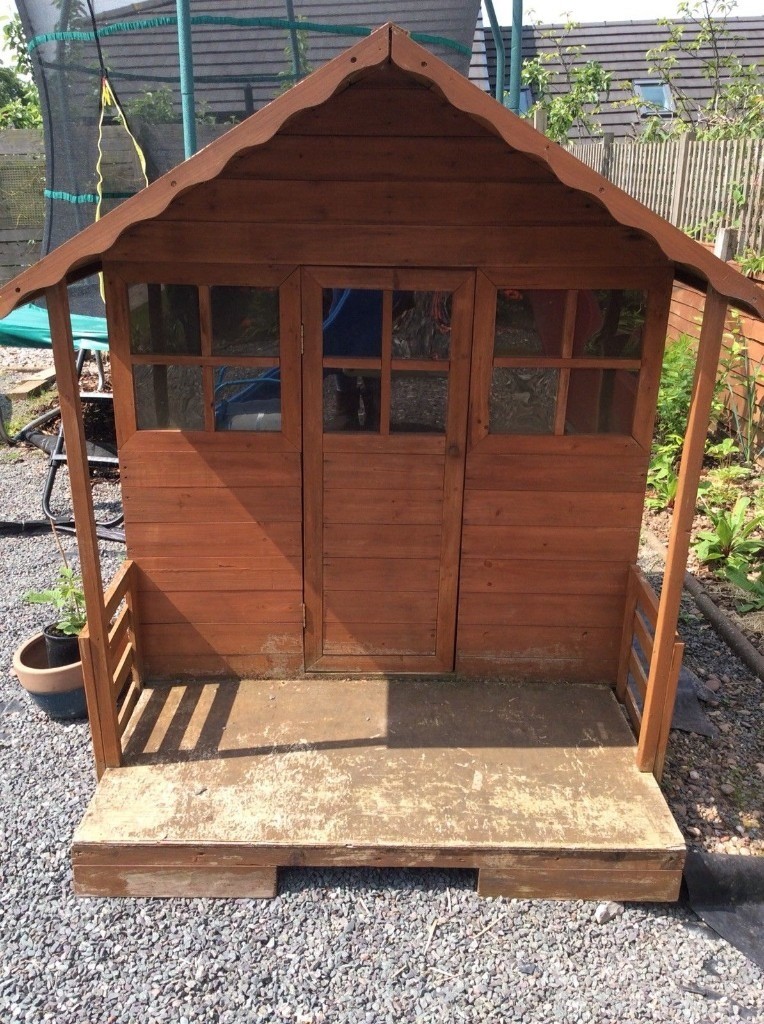 Childrens Wooden Playhouse Wendy House Outdoor Role Play in Stokeon