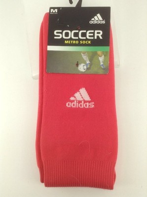 Women's or Men's ADIDAS Pink METRO SOCCER Socks - Size M - $24 MSRP