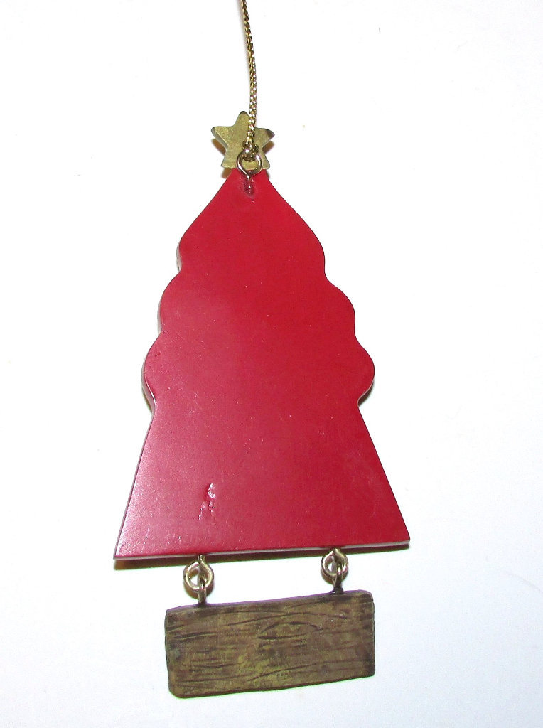 Box of 6 Bearfoots Bear Rejoice Ornaments 50597 Bearfoots Bears Jeff Fleming