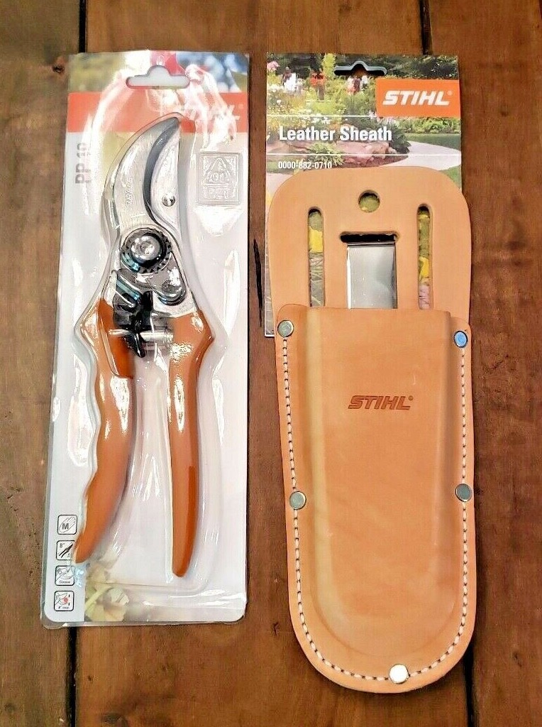 NEW Genuine STIHL PP10 Hand Pruner w/Leather Sheath 00008820704 OEM