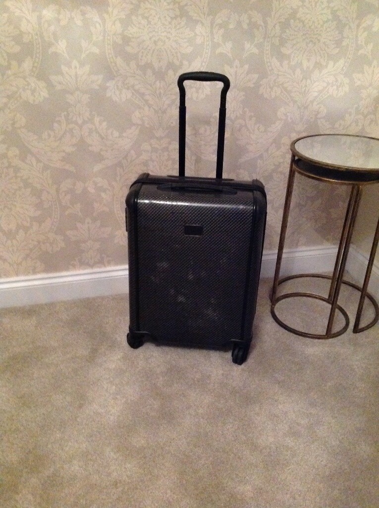 tumi carbon fiber suitcase