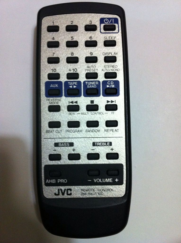 JVC Remote Control RMRXUT 100 for sale in Wellingborough