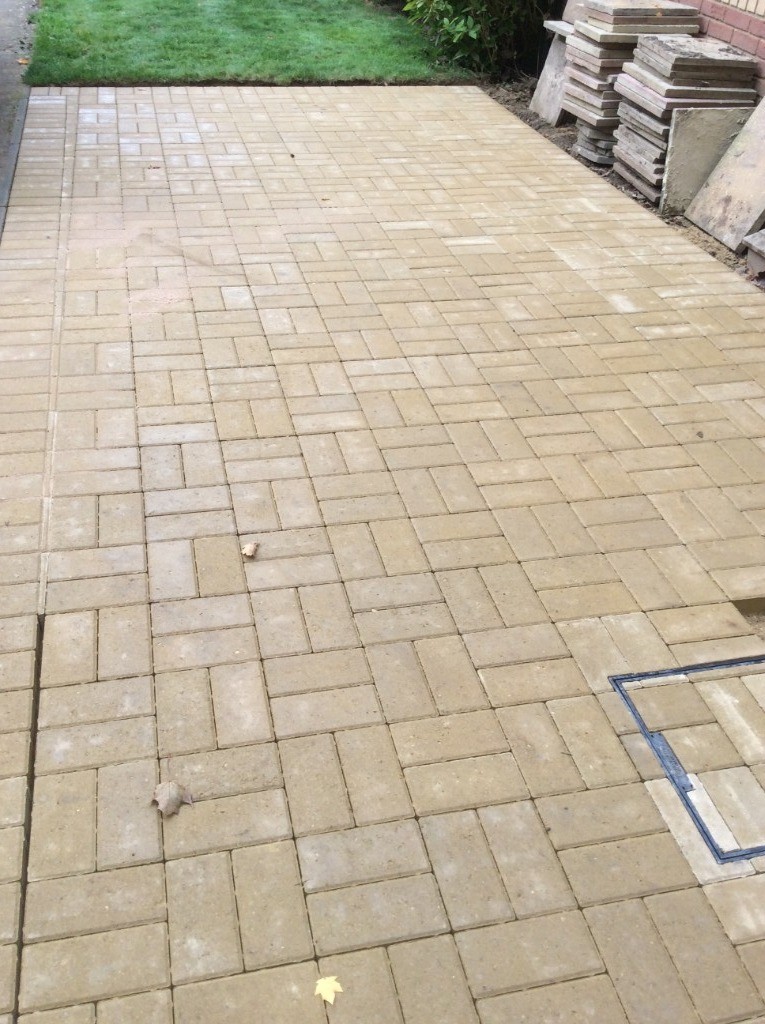 Bradstone Driveway Block Paving Buff in Maidenbower, West Sussex