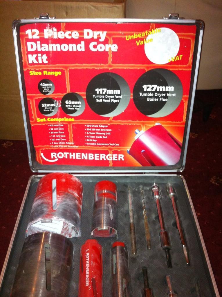 Rothenberger Diamond Core Drill Set in Redruth, Cornwall Gumtree