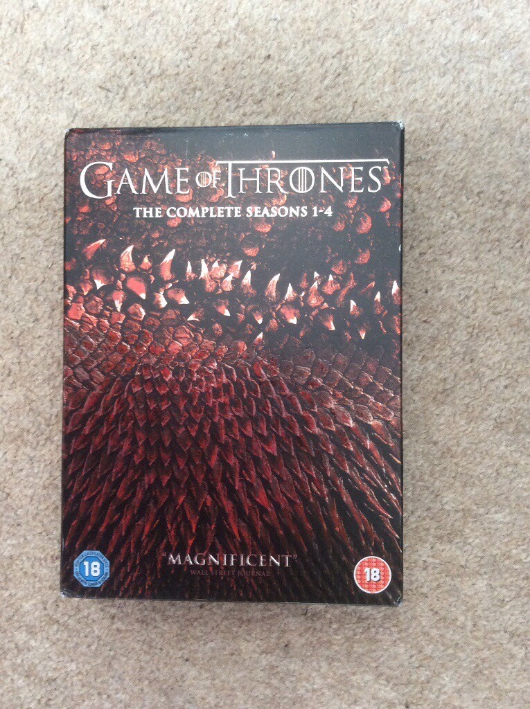 Game Of Thrones BoX Set DVD s Seasons 1 4 In Corby Northamptonshire