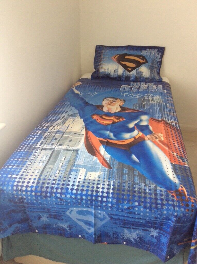 Superman Single Duvet Cover Pillowcase In Poole Dorset Gumtree