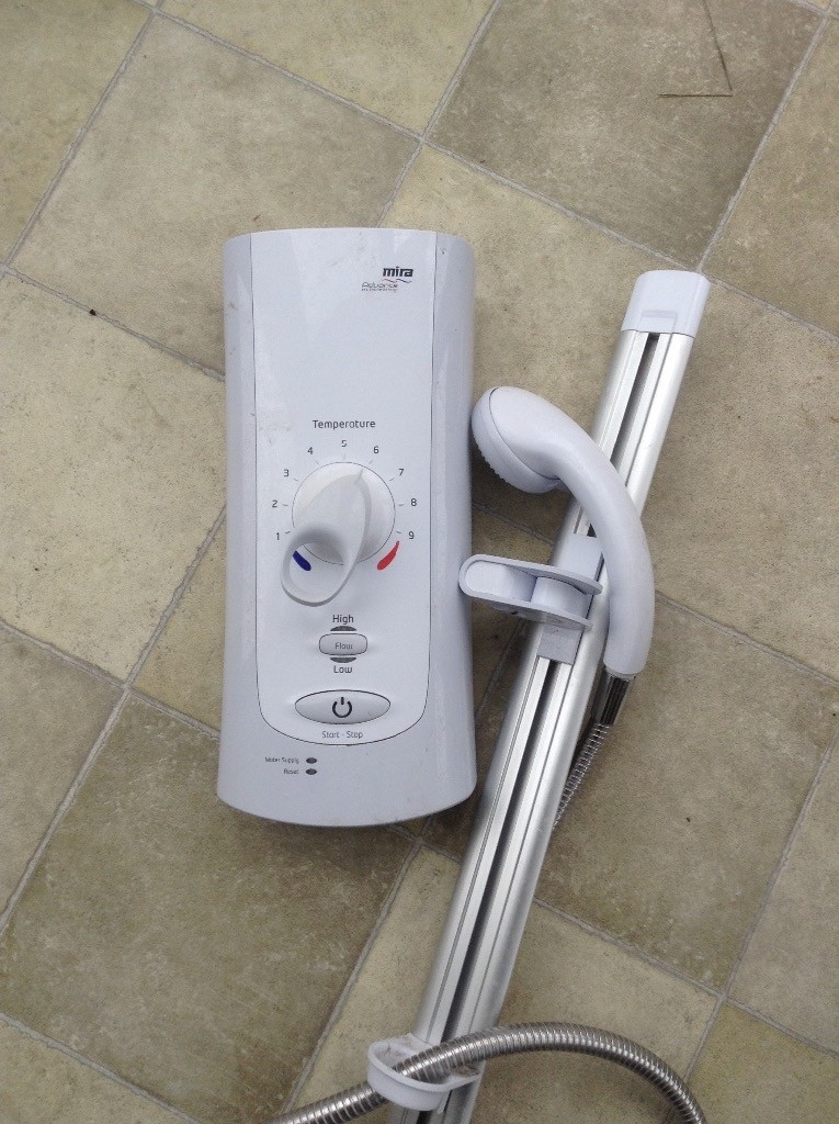 mira advance 9.8 kw electric shower