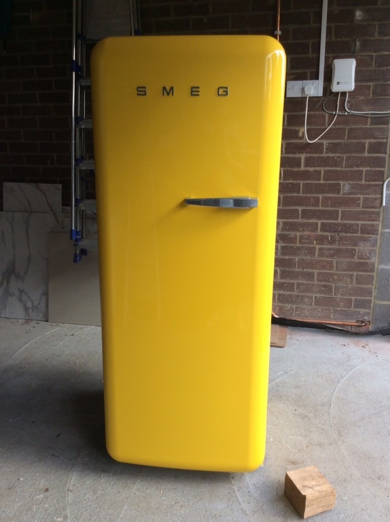 Smeg yellow fridge in Ponteland, Tyne and Wear Gumtree
