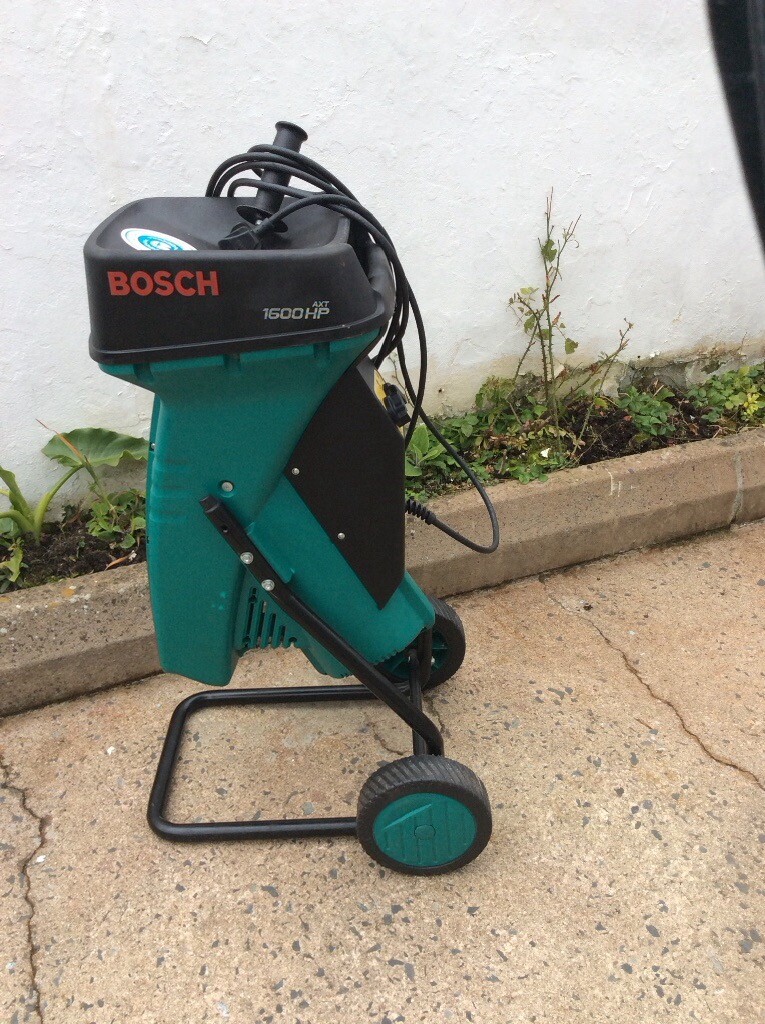 Bosch garden shredder AXT 1600 hp. Low weight and quiet. | in Ballynahinch, County Down | Gumtree
