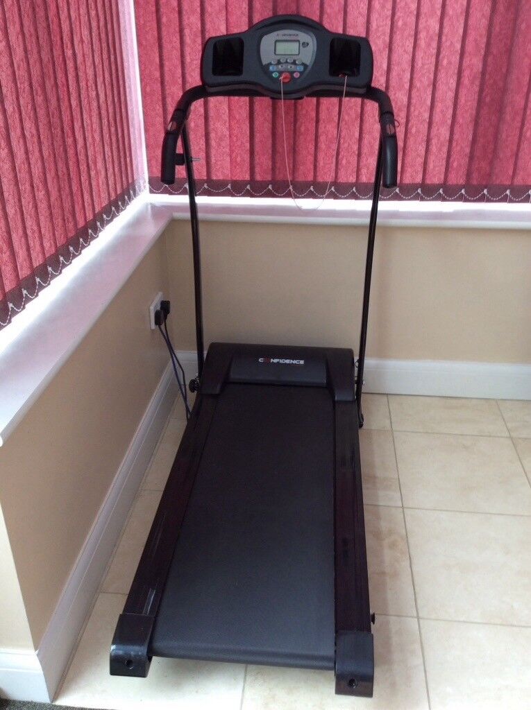 Confidence Fitness Gtr Treadmill Folds Away For Easy Storage