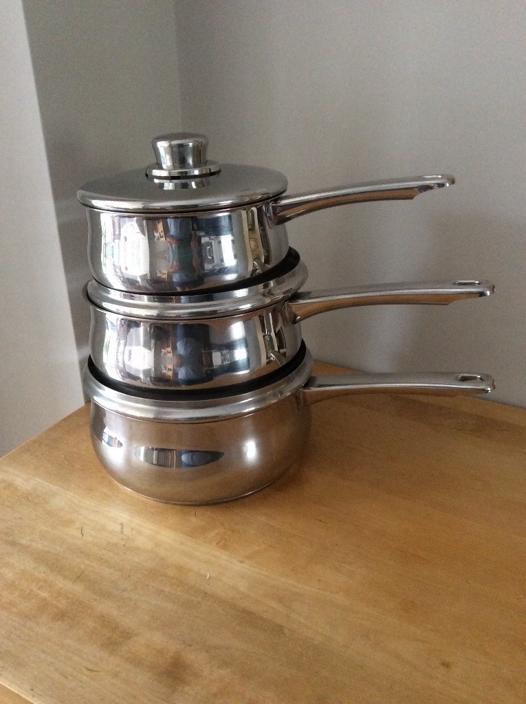 Set of 3 Stellar stainless steel saucepans in Taunton, Somerset Gumtree