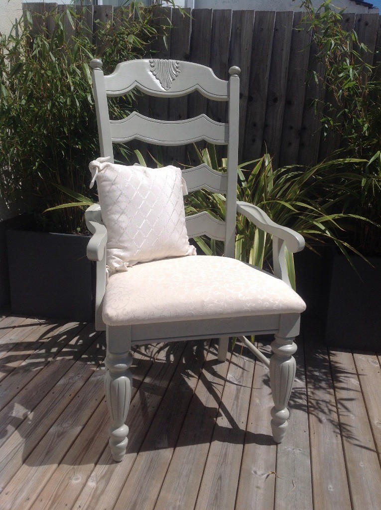 Carver Chair Painted In Farrow Ball French Grey French Country Vintage Furniture Crafting Wedding In Bournemouth Dorset Gumtree