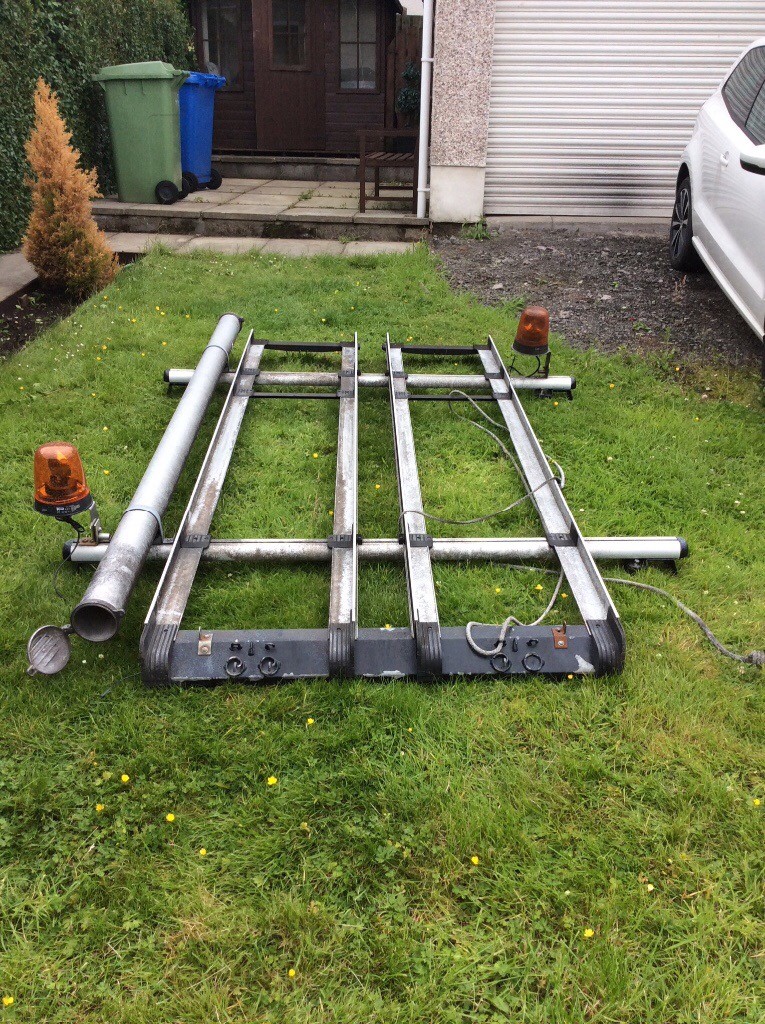 Mark 7 Transit roof rack removed from bt van in Burnside, Glasgow
