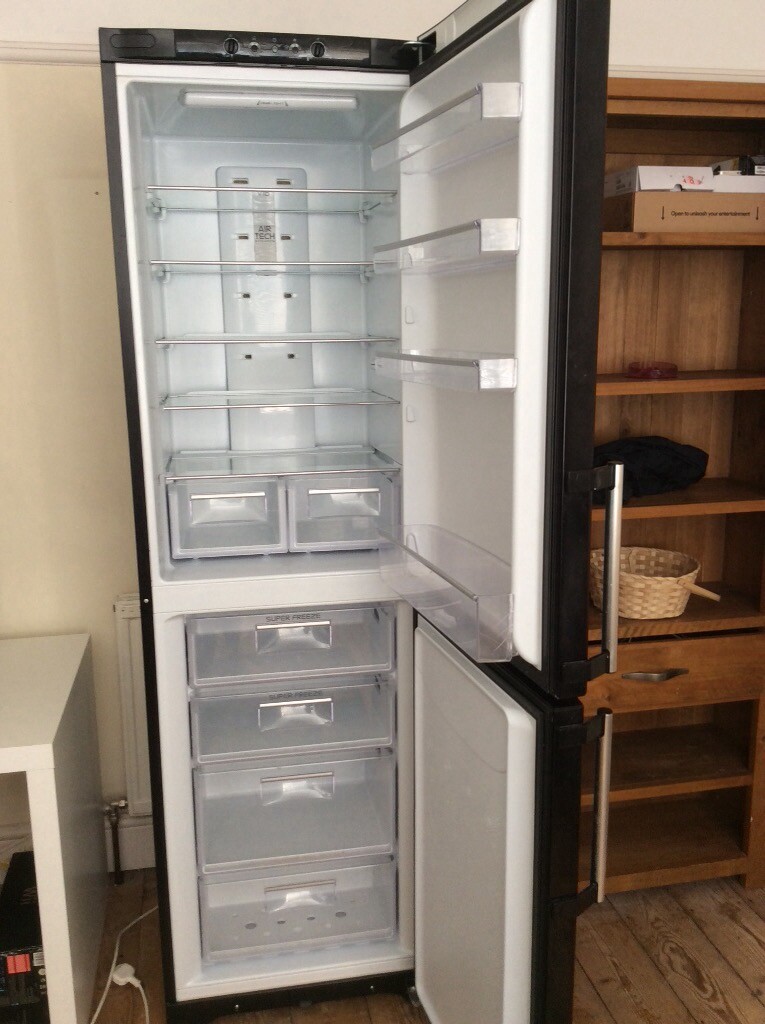 Extra tall Hotpoint black fridge freezer in Hanham, Bristol Gumtree