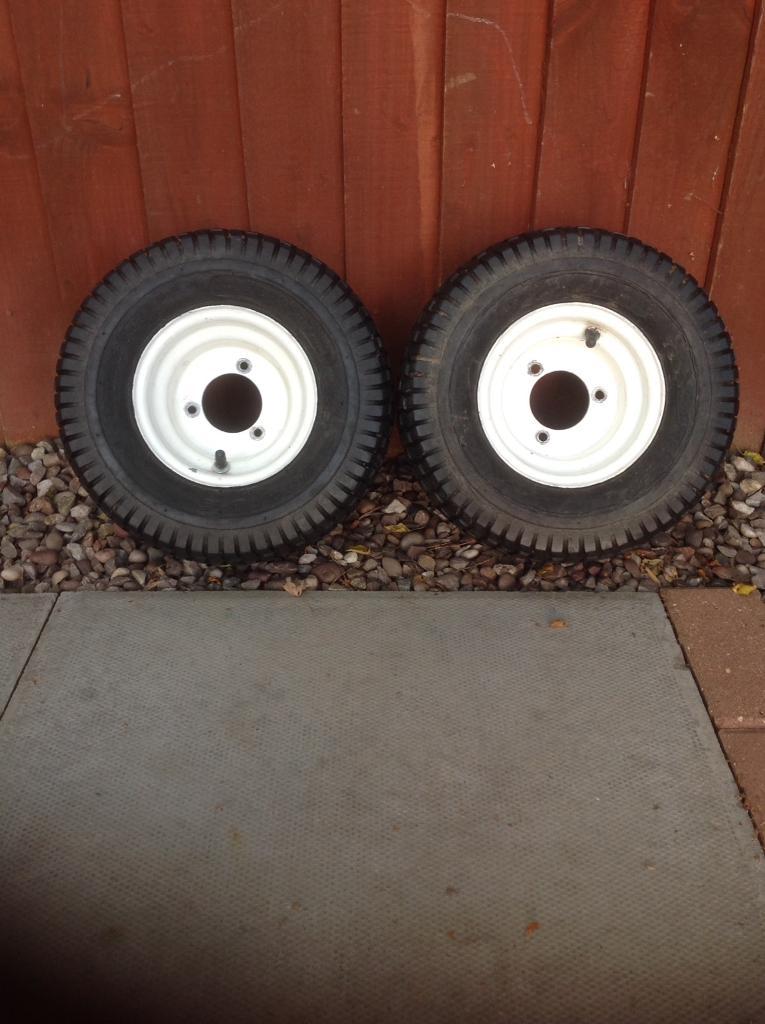 Golf Buggy wheels with tyres (single seater) in Sutton Coldfield
