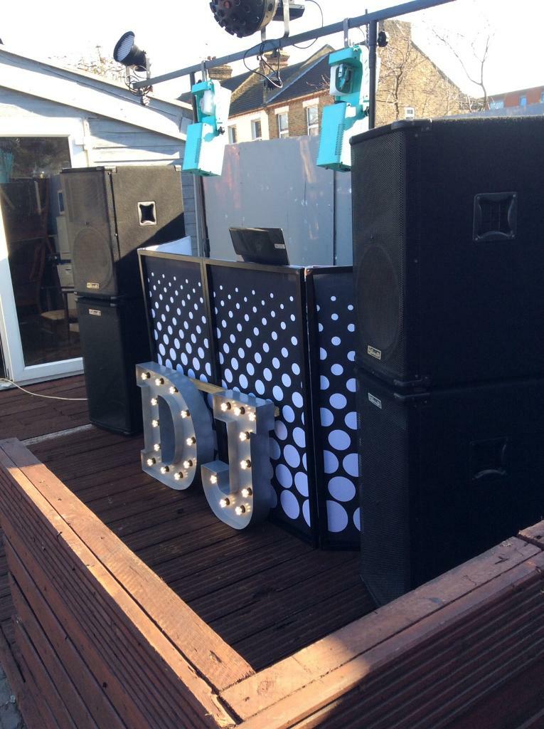 Complete DJ set up (disco)(party)(sound system) - speakers - subs