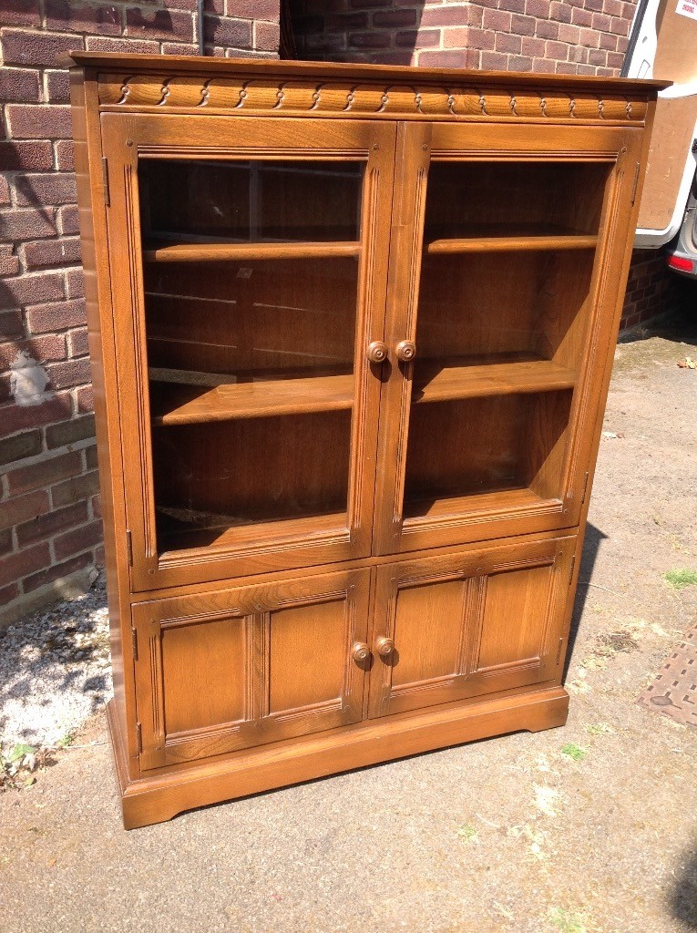 Ercol 2 door bookcase in Woodbridge, Suffolk Gumtree
