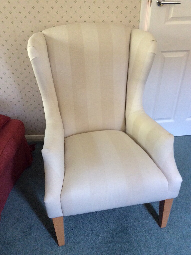 Laura Ashley cream armchair for sale 4years old, in good condition