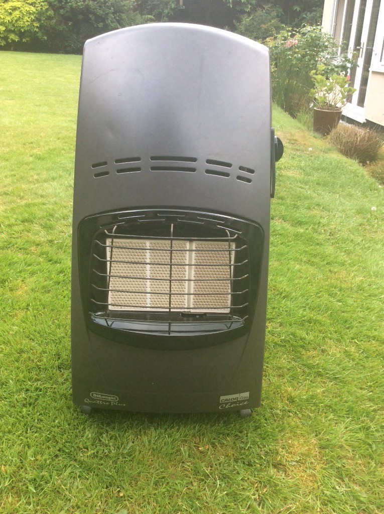 Calor gas heater. Delongi Quattro Plus. Inc. gas bottle and regulator