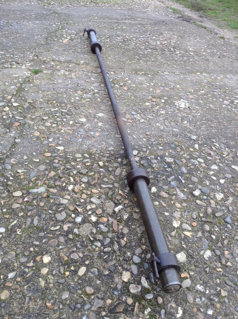 1 x 7FT 2" Ivanko OB20KG Black Oxide Olympic Barbell with Ivanko