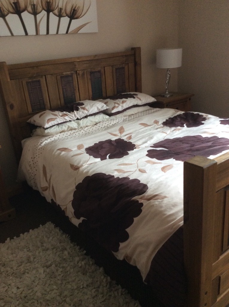 Mexican pine king size bed in Newry, County Down Gumtree