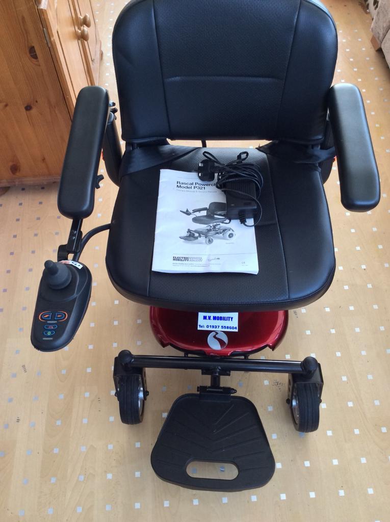 Folding, car boot , travel electric wheelchair as new! in Hebburn