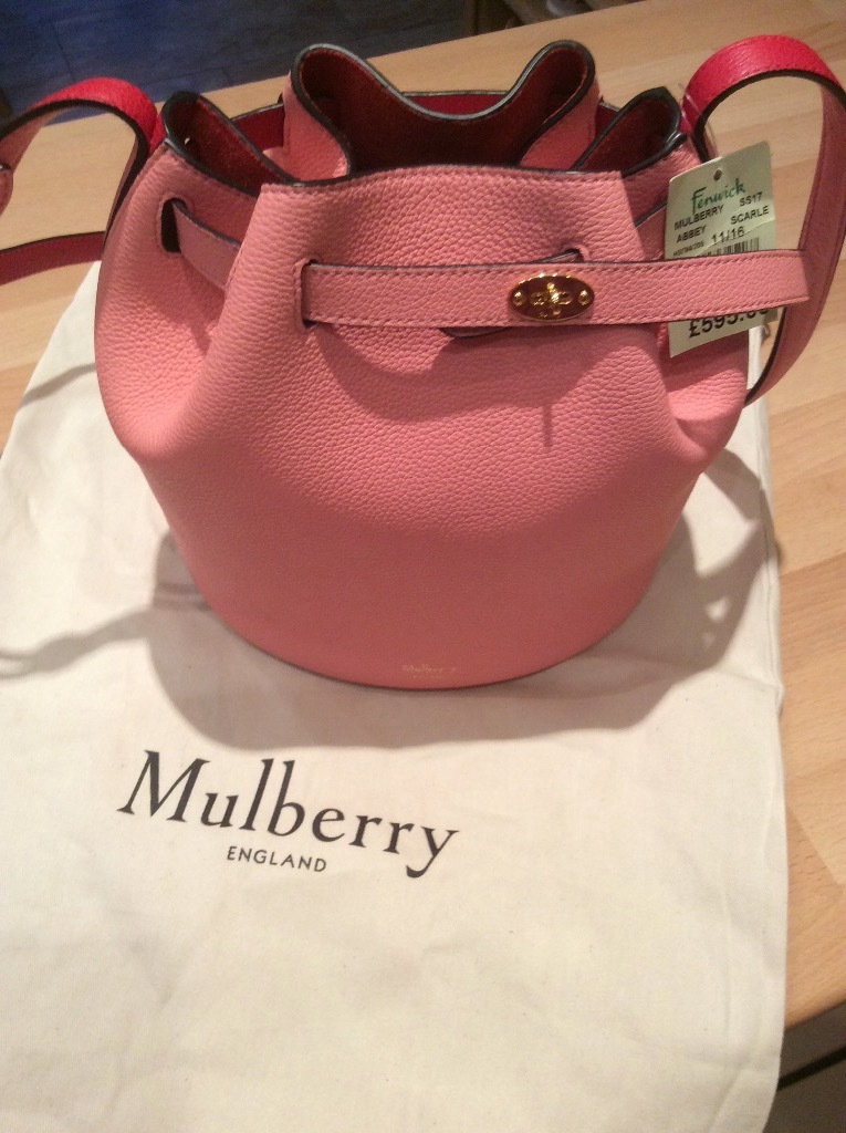 Mulberry Pink Abbey Bucket Bag in Hinckley, Leicestershire Gumtree