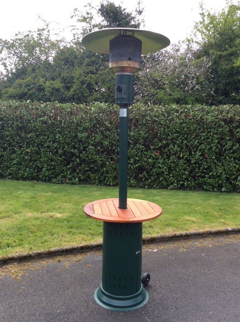 Outback Patio Heater with drinks shelf (includes cover & regulator