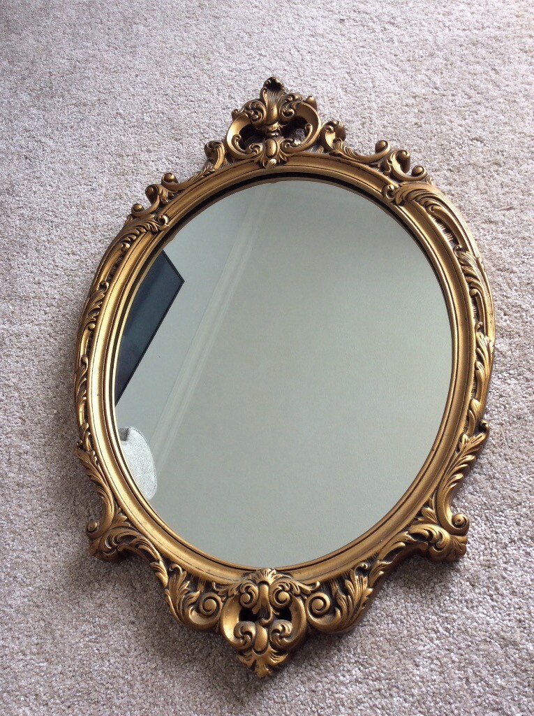 Gold ornate mirror in Torquay, Devon Gumtree