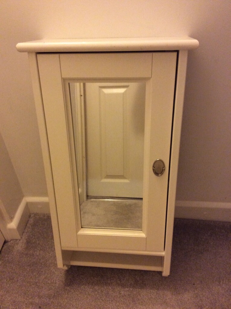 Ikea Flaren White bathroom wall in Cheltenham