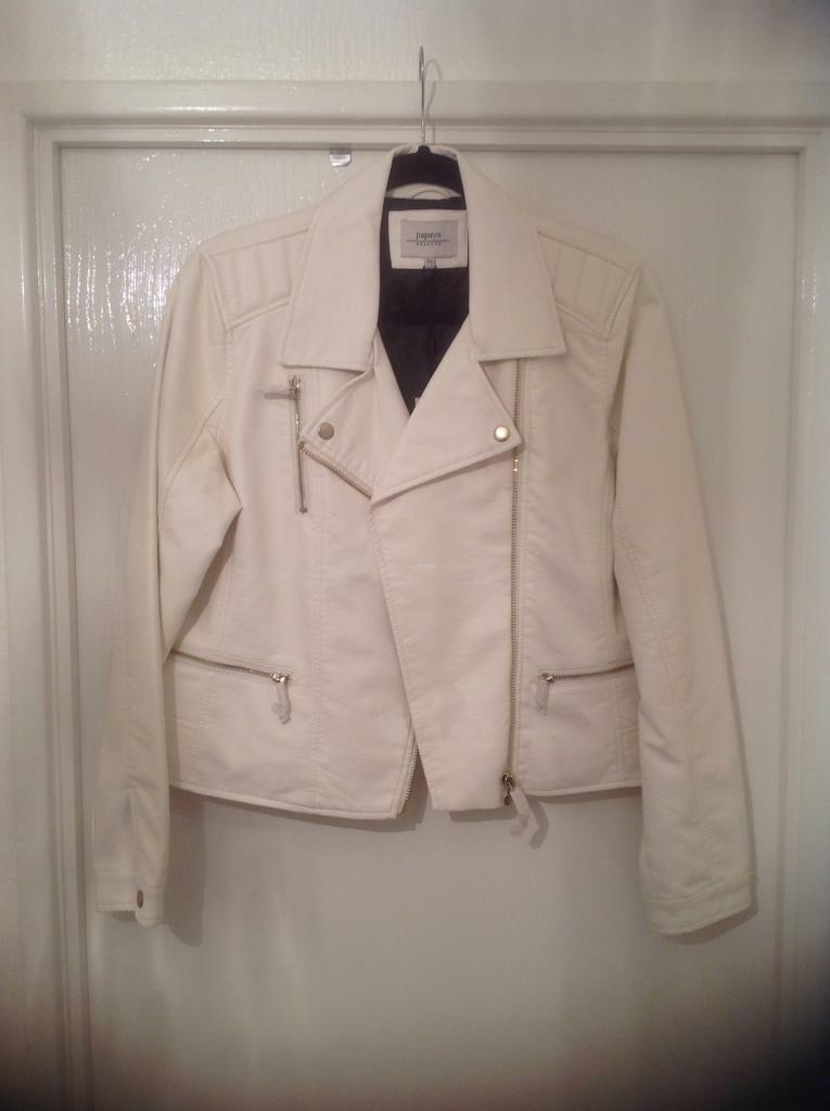 Matalan cream faux leather jacket brand new in Culverhouse Cross, Cardiff Gumtree