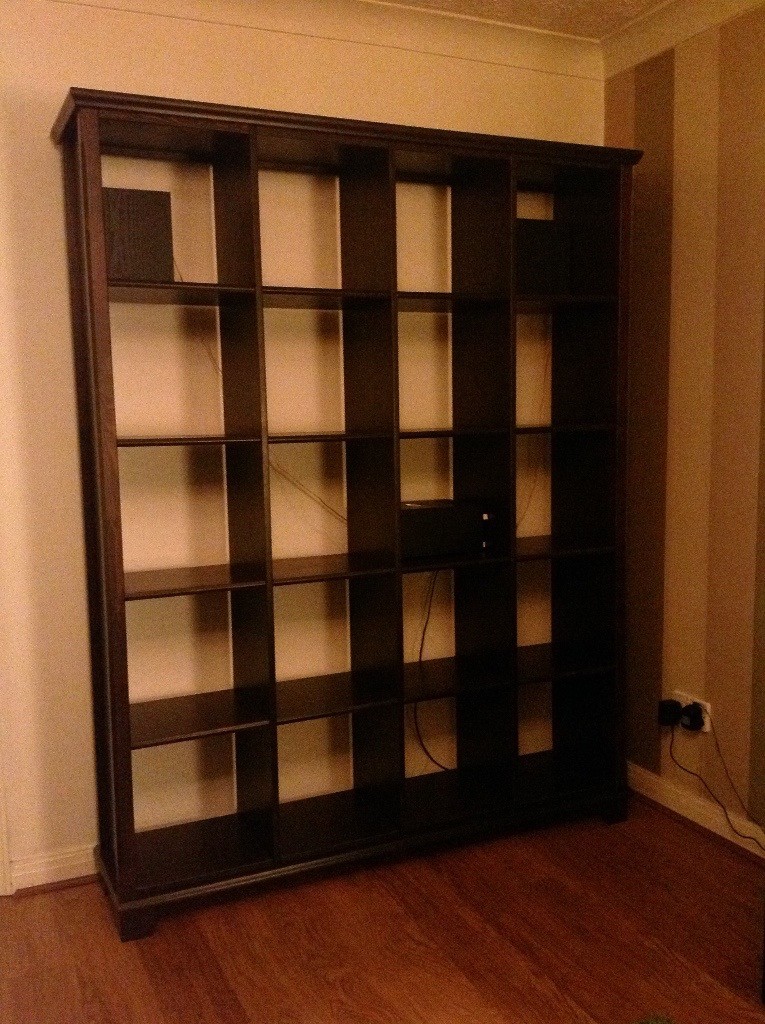 Beautiful dark brown wooden bookcase from IKEA in Blackley