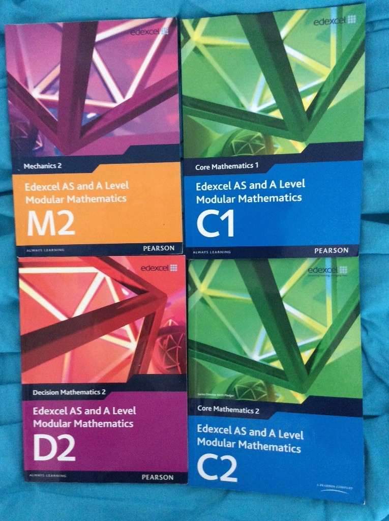 Edexcel As and A level C1, C2, M2, D2 Mathematics Books in Stratford