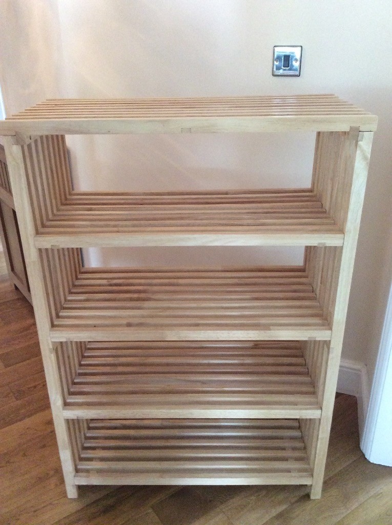 Wooden slats shelving unit in Boughton Monchelsea, Kent Gumtree