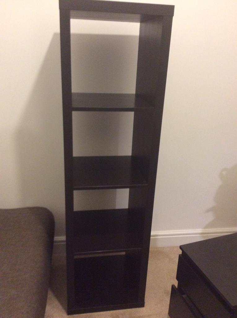 Ikea Kallax Black Brown Shelving Unit in Surbiton, London Gumtree