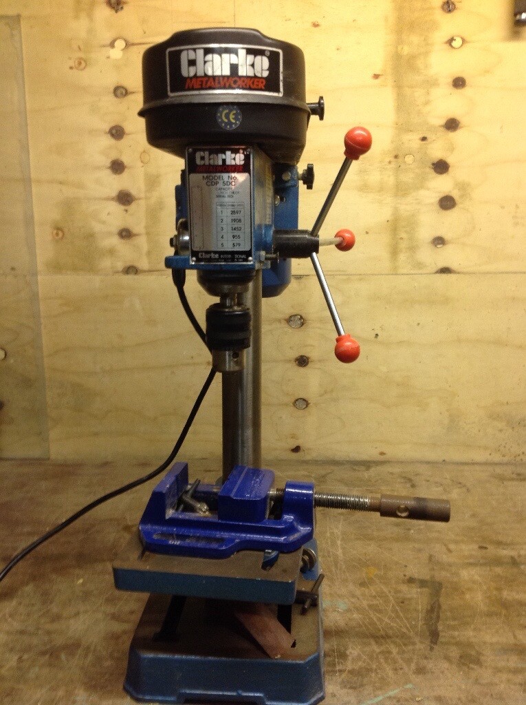 Clark CDP 5 DC 5speed pillar drill and vice in Gorseinon, Swansea