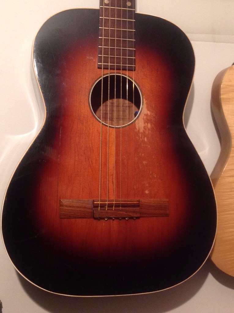 Rare vintage 1959 Levin acoustic guitar, player condition, made in