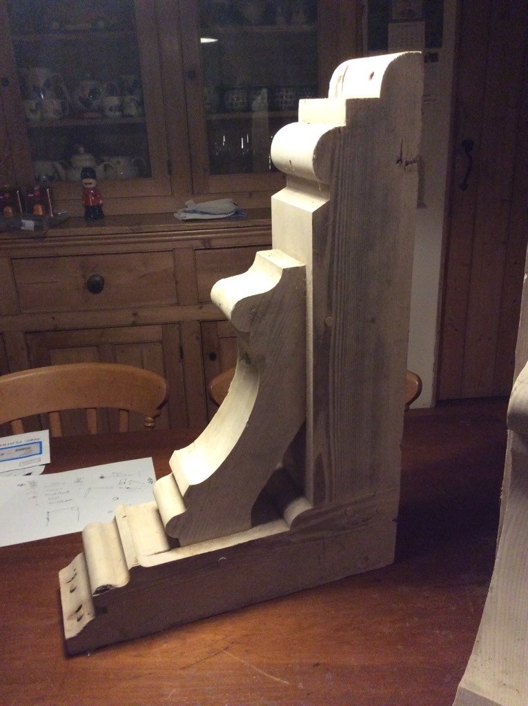 Two Large Ornate Wooden Corbels In Ringwood Hampshire Gumtree