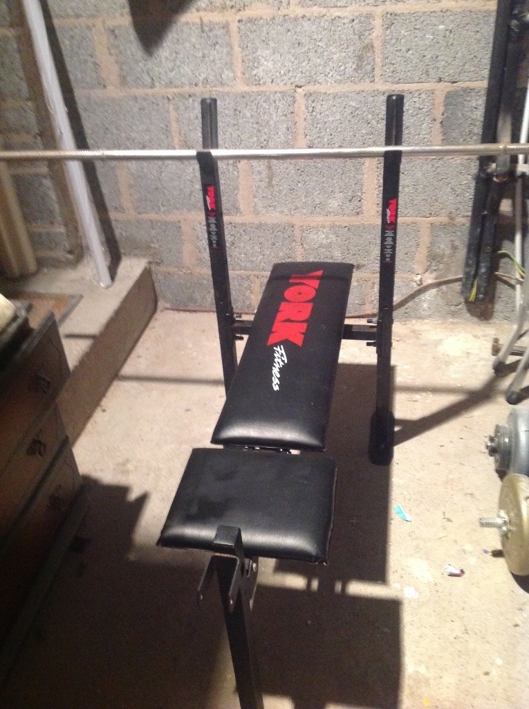 Weights bench with bar in Donaghadee, County Down Gumtree