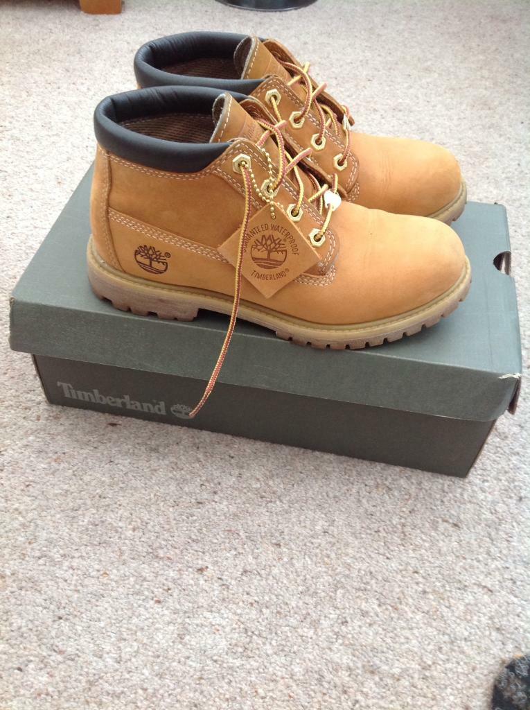 grey timberlands size 5