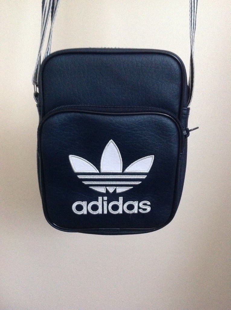 Adidas man shoulder bag in new condition blue in Basildon, Essex