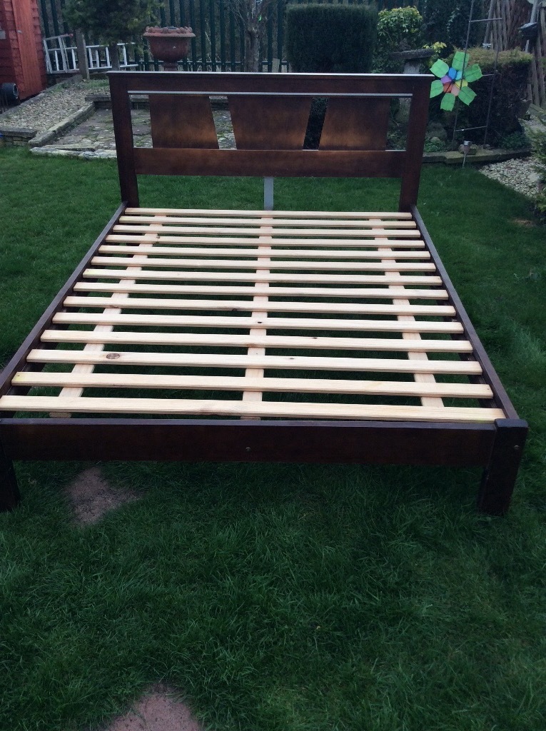 King size wooden slat bed | in Cheltenham, Gloucestershire ...